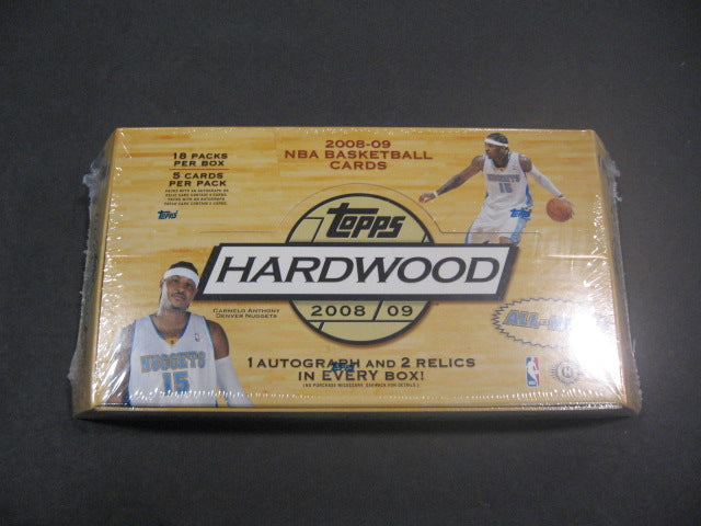 2008/09 Topps Hardwood Basketball Box (Hobby) (18/5)