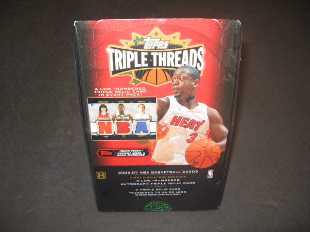2006/07 Topps Triple Threads Basketball Box (Hobby)