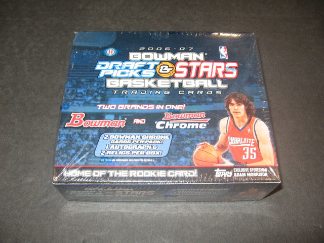 2006/07 Bowman Draft Picks & Stars Basketball Box (Hobby) (18/6)