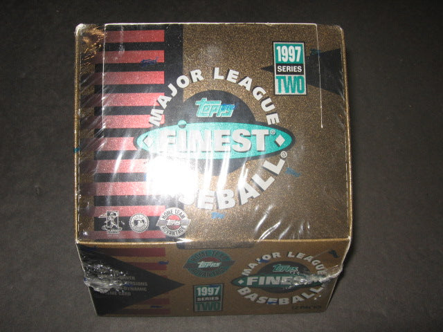1997 Topps Finest Baseball Series 2 Jumbo Box (HTA)