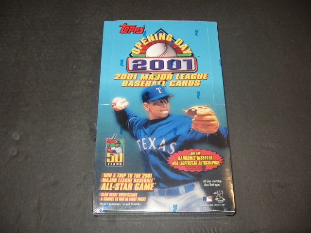 2001 Topps Opening Day Baseball Box (Hobby)