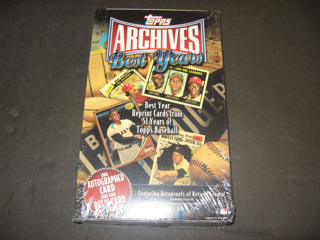 2002 Topps Archives Best Years Baseball Box (Hobby)