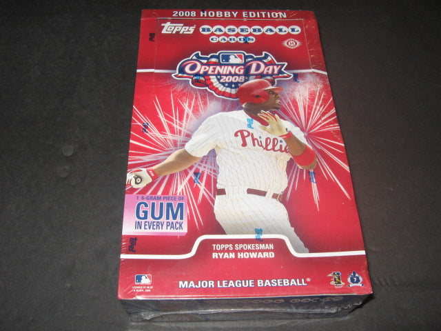2008 Topps Opening Day Baseball Box (Hobby)