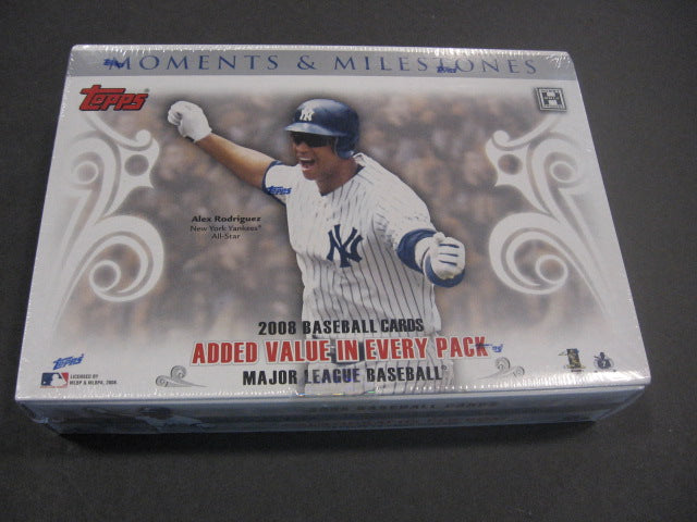 2008 Topps Moments & Milestones Baseball Box (Hobby)