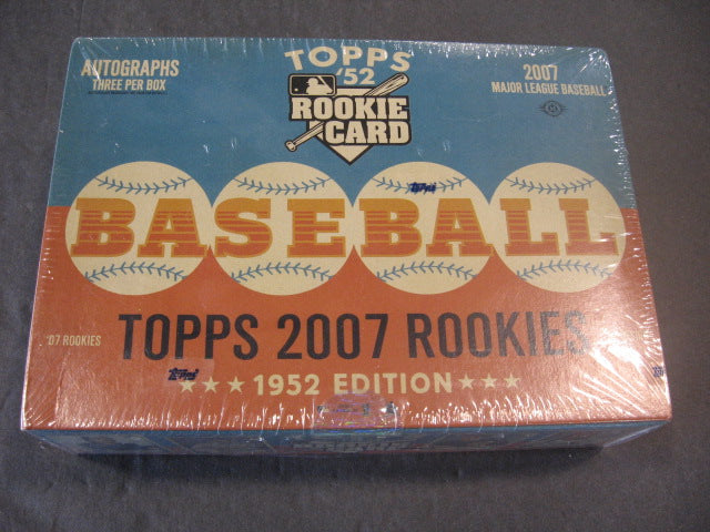 2007 Topps 1952 Style Rookies Baseball Box (Hobby) (20/8)