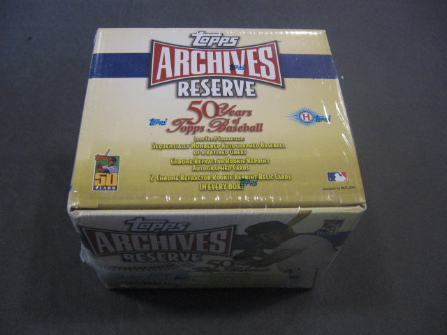 2001 Topps Archives Reserve Baseball Box (Hobby)