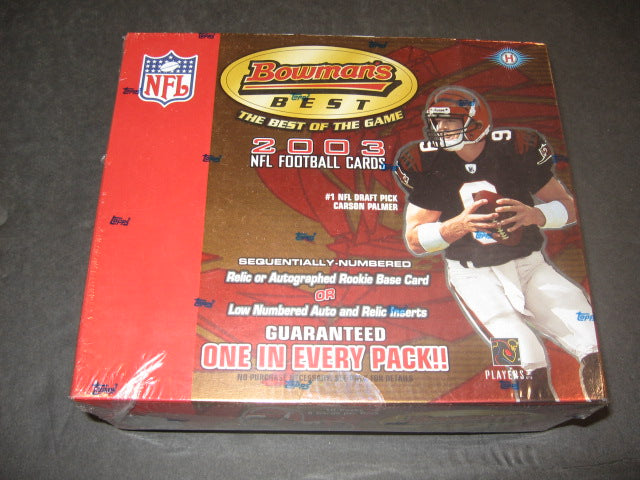 2003 Bowman's Best Football Box (Hobby) (10/5)