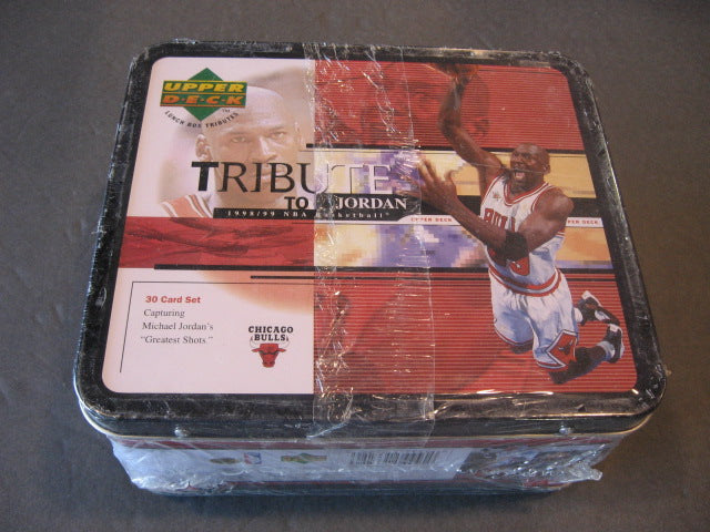 1998/99 Upper Deck Basketball Michael Jordan Tribute Factory Set (Lunch box)