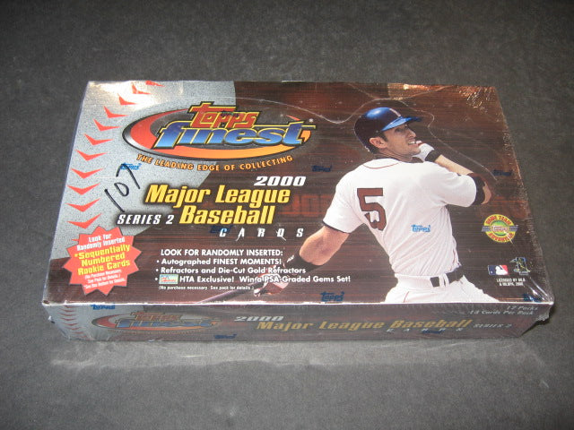 2000 Topps Finest Baseball Series 2 Jumbo Box (HTA)