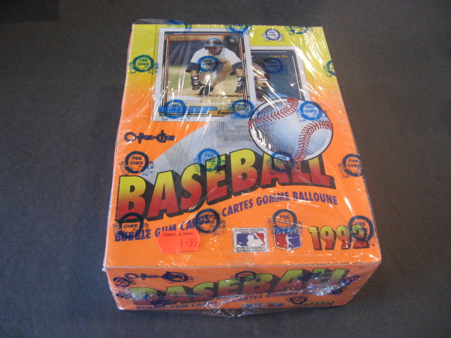 1992 OPC O-Pee-Chee Baseball Box