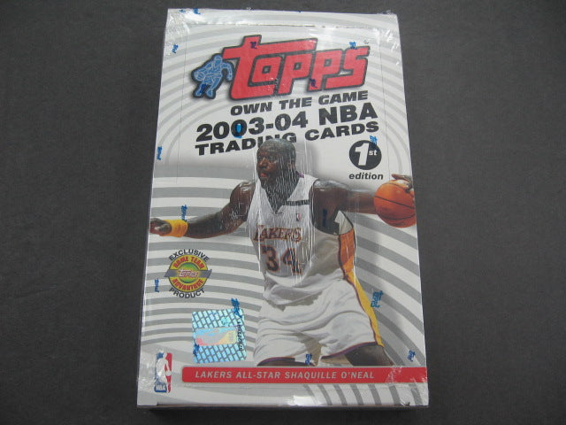 2003/04 Topps 1st Edition Basketball Box (HTA)