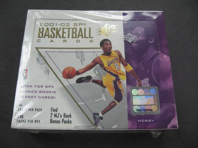 2001/02 Upper Deck SPX Basketball Box (Hobby)