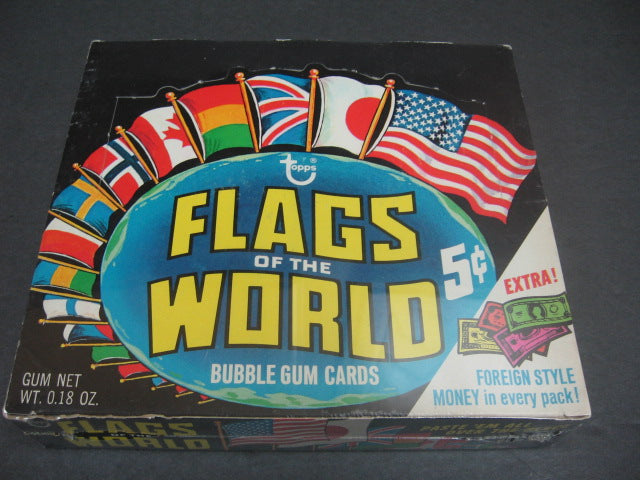 1970 Topps Flags of the World Unopened Wax Box