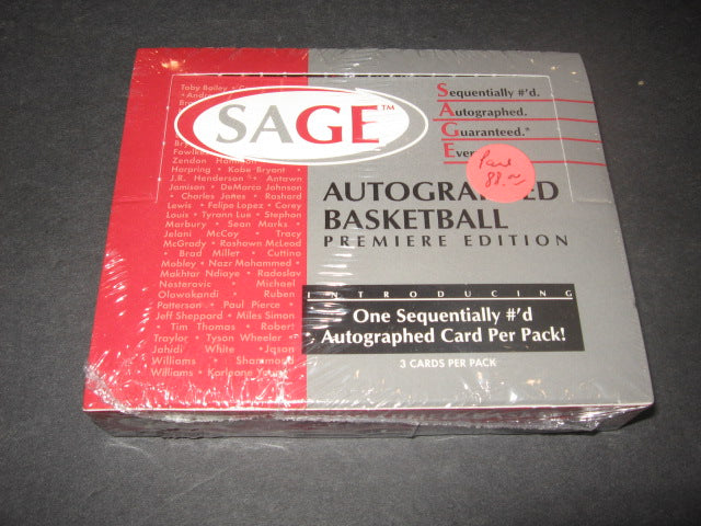1998 Sage Basketball Box