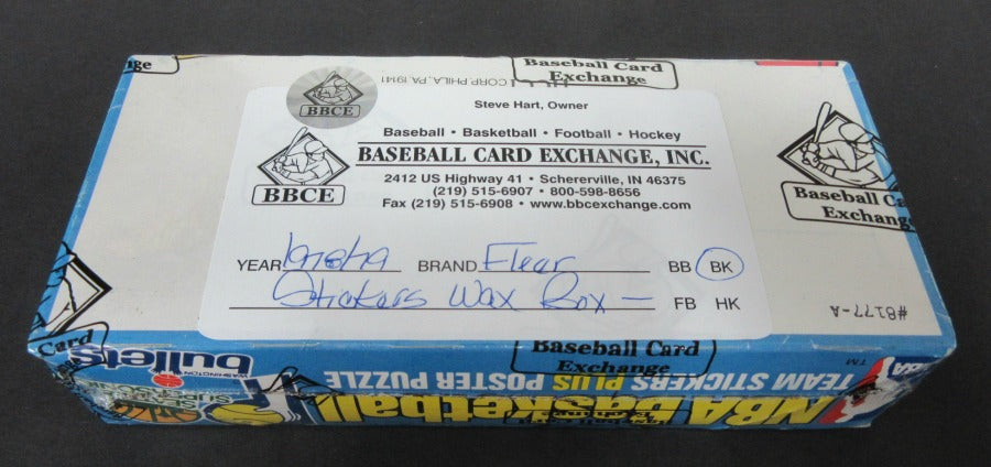 1978/79 Fleer Basketball Stickers Unopened Wax Box (BBCE)