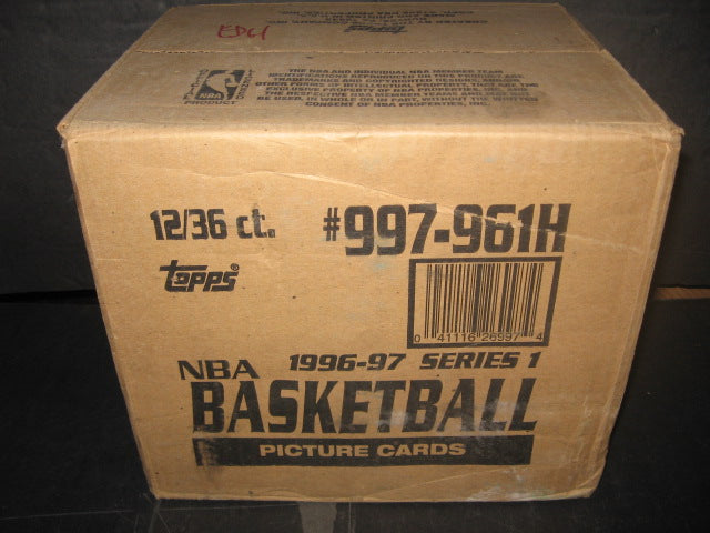 1996/97 Topps Basketball Series 1 Case (Hobby) (12 Box)