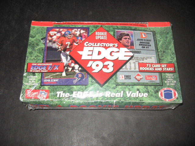 1993 Collectors Edge Football Rookie Update Box