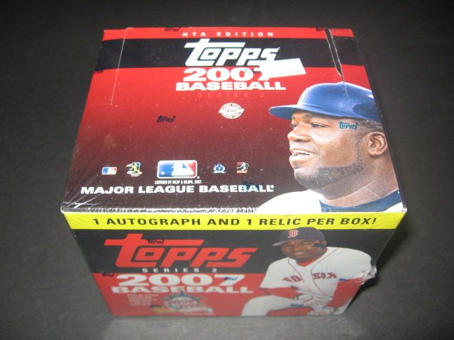 2007 Topps Baseball Series 2 Jumbo Box (HTA)