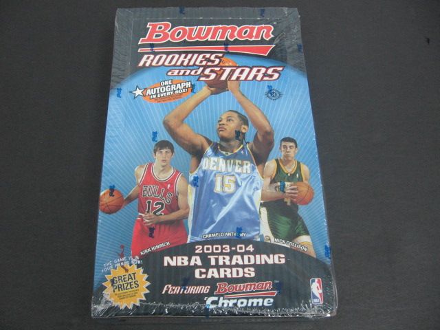 2003/04 Bowman Rookies and Stars Basketball Box (Hobby)