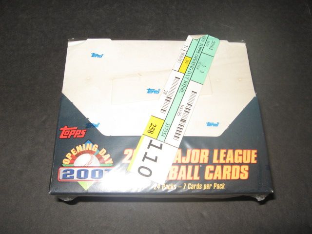 2001 Topps Opening Day Baseball Box (Retail)