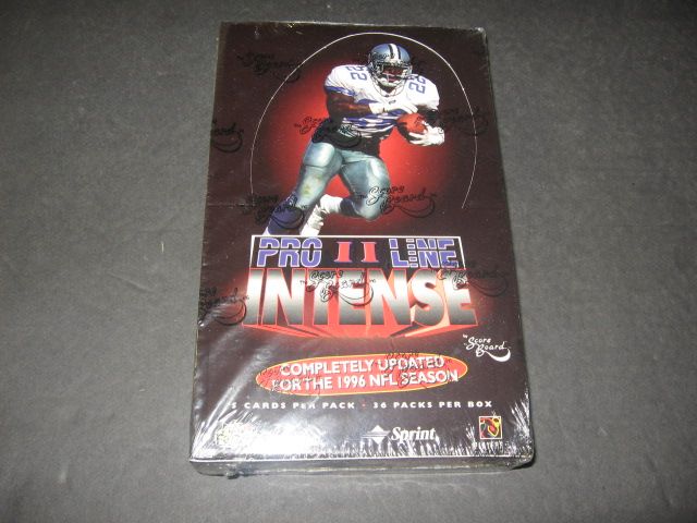 1996 Pro Line Intense Football Series 2 Box