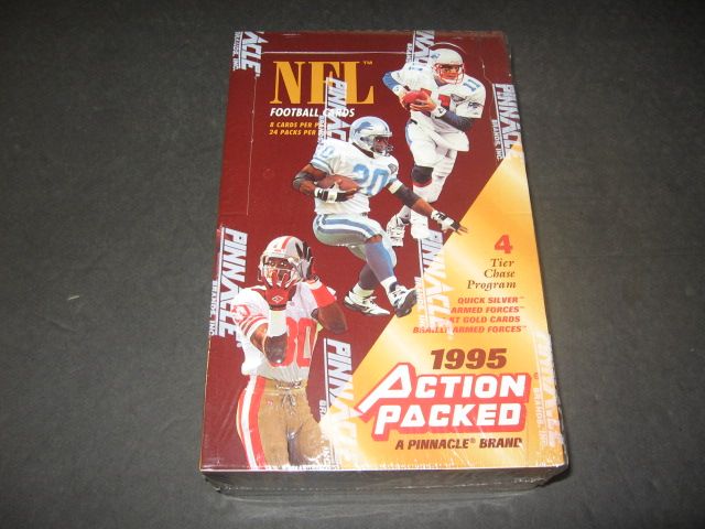 1995 Pinnacle Action Packed Football Box (Retail)