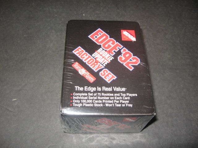 1992 Collectors Edge Football Rookie Update Factory Set