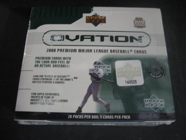 2000 Upper Deck Ovation Baseball Box (Hobby)
