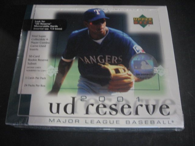 2001 Upper Deck Reserve Baseball Box (Hobby)
