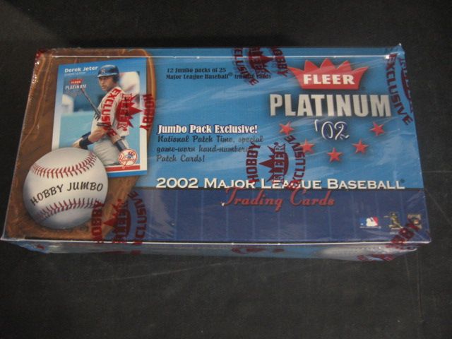 2002 Fleer Platinum Baseball Jumbo Box (Hobby)