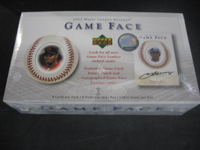 2003 Upper Deck Game Face Baseball Box (Hobby)
