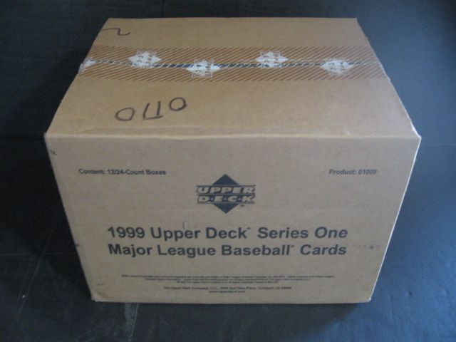 1999 Upper Deck Baseball Series 1 Case (Hobby) (12 Box)