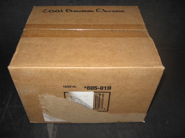 2001 Bowman Chrome Baseball Case (Hobby) (12 Box)