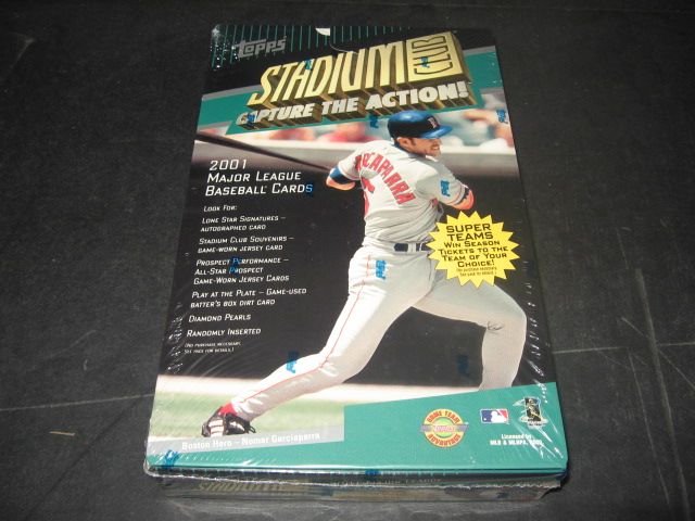 2001 Topps Stadium Club Baseball Box (HTA)