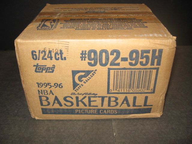1995/96 Topps Gallery Basketball Case (Hobby) (6 Box)