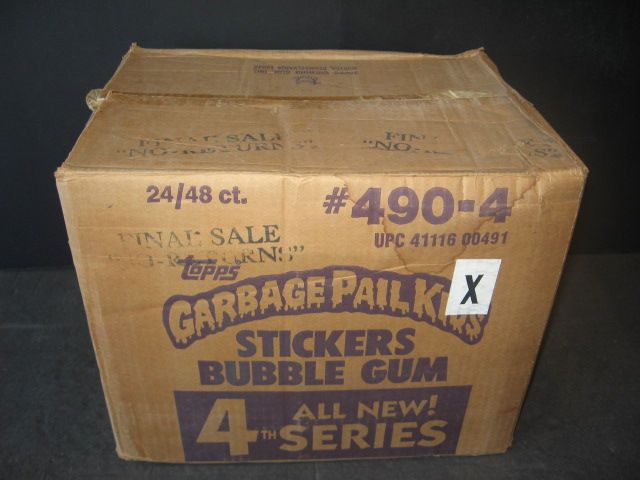 1986 Topps Garbage Pail Kids Series 4 Wax Case