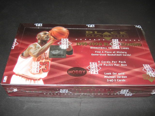 1999/00 Upper Deck Black Diamond Basketball Box (Hobby)