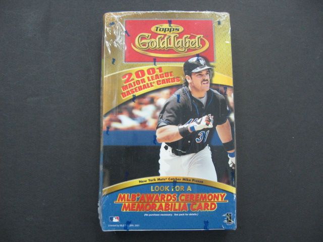 2001 Topps Gold Label Baseball Box (Retail)