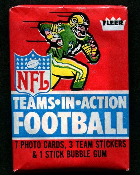 1980 Fleer Football Unopened Wax Pack