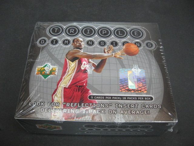 2003/04 Upper Deck Triple Dimensions Basketball Box (Hobby)