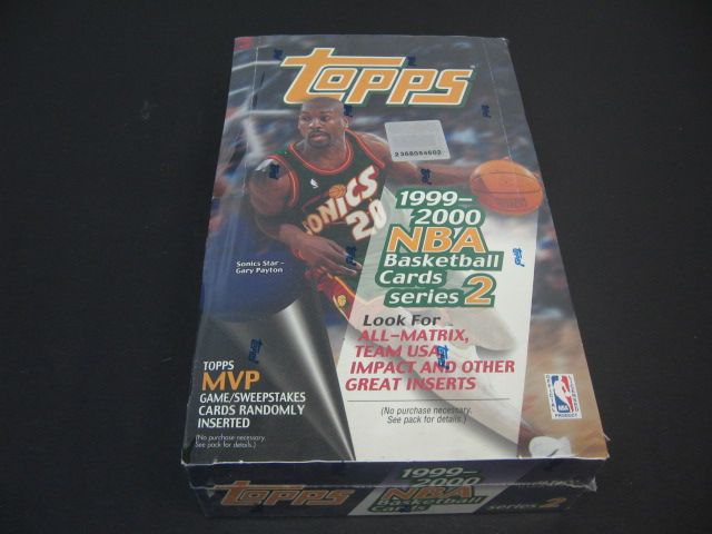 1999/00 Topps Basketball Series 2 Box (Retail)