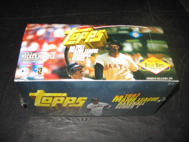 1997 Topps Baseball Series 1 Jumbo Box (Hobby) (12/40)