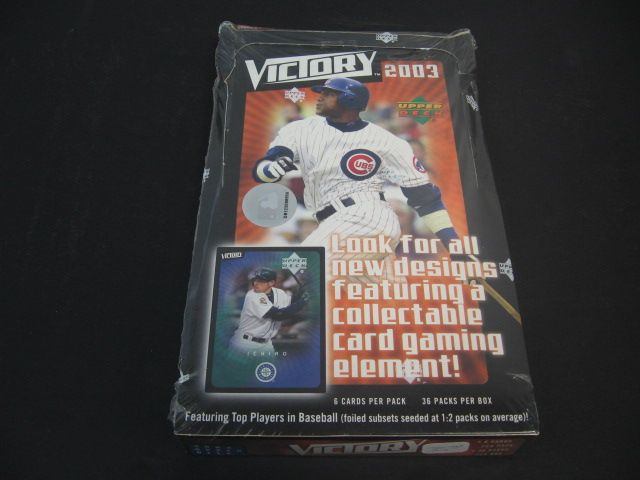 2003 Upper Deck Victory Baseball Box