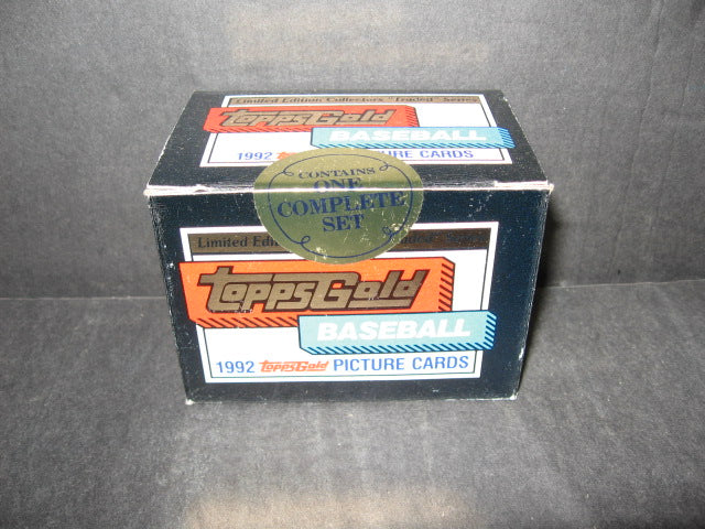 1992 Topps Baseball Traded Gold Factory Set