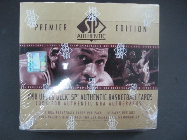 1997/98 1998 Upper Deck SP Authentic Basketball Box (Hobby)