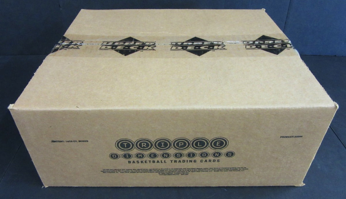 2003/04 Upper Deck Triple Dimensions Basketball Case (Hobby) (14 Box)