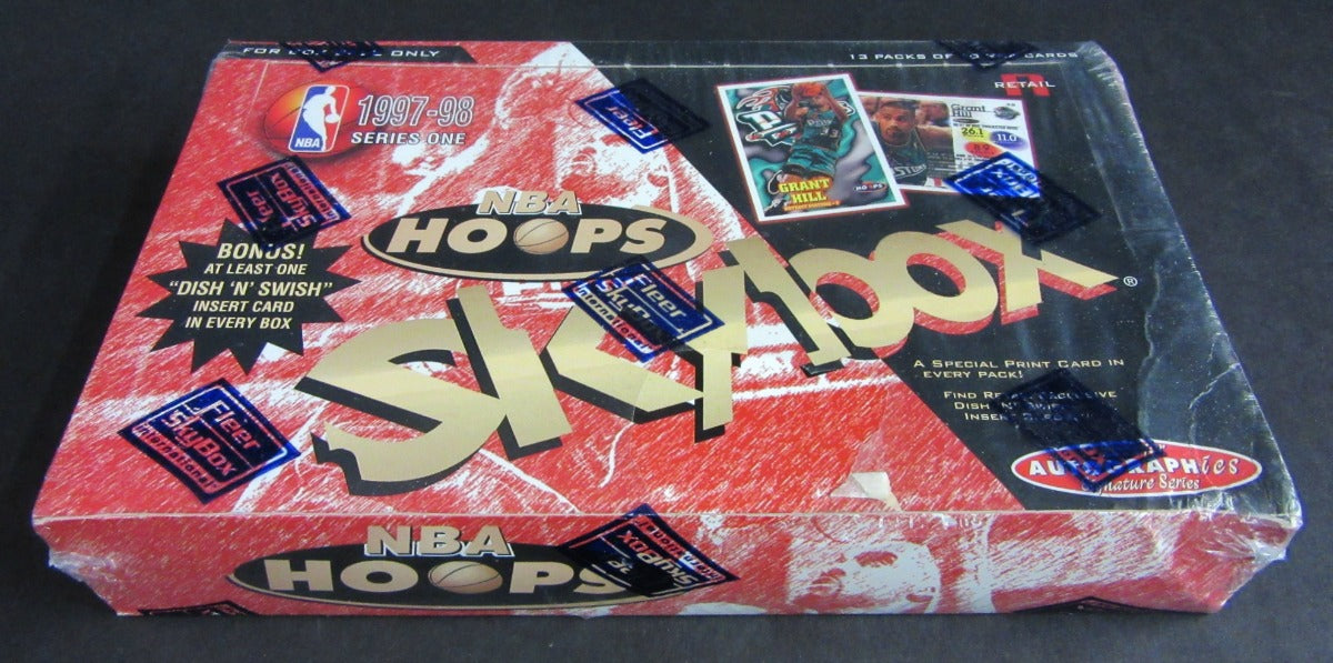 1997/98 Skybox NBA Hoops Basketball Series 1 Blaster Box (13/10)