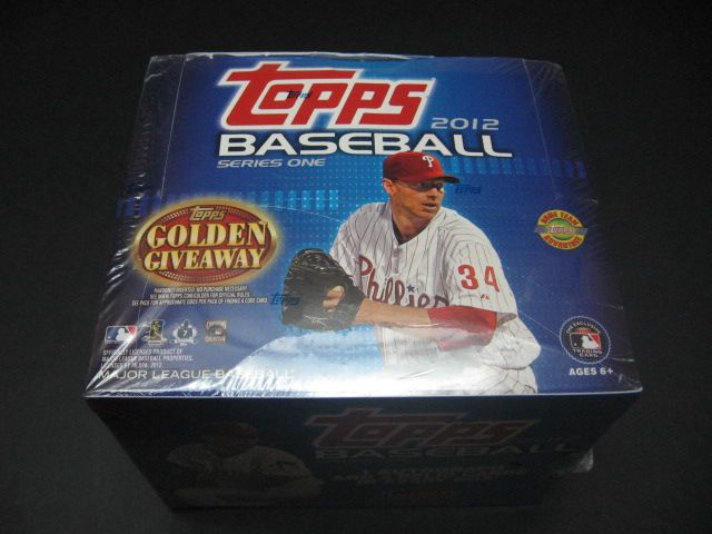 2012 Topps Baseball Series 1 Jumbo Box (HTA) (10/50)