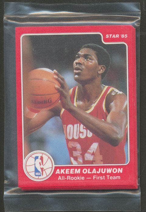 1985/86 Star Basketball All Rookie Team Bagged Set