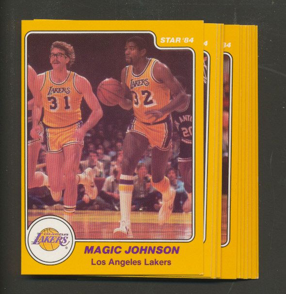 1983/84 Star Basketball Lakers Complete Bagged Set